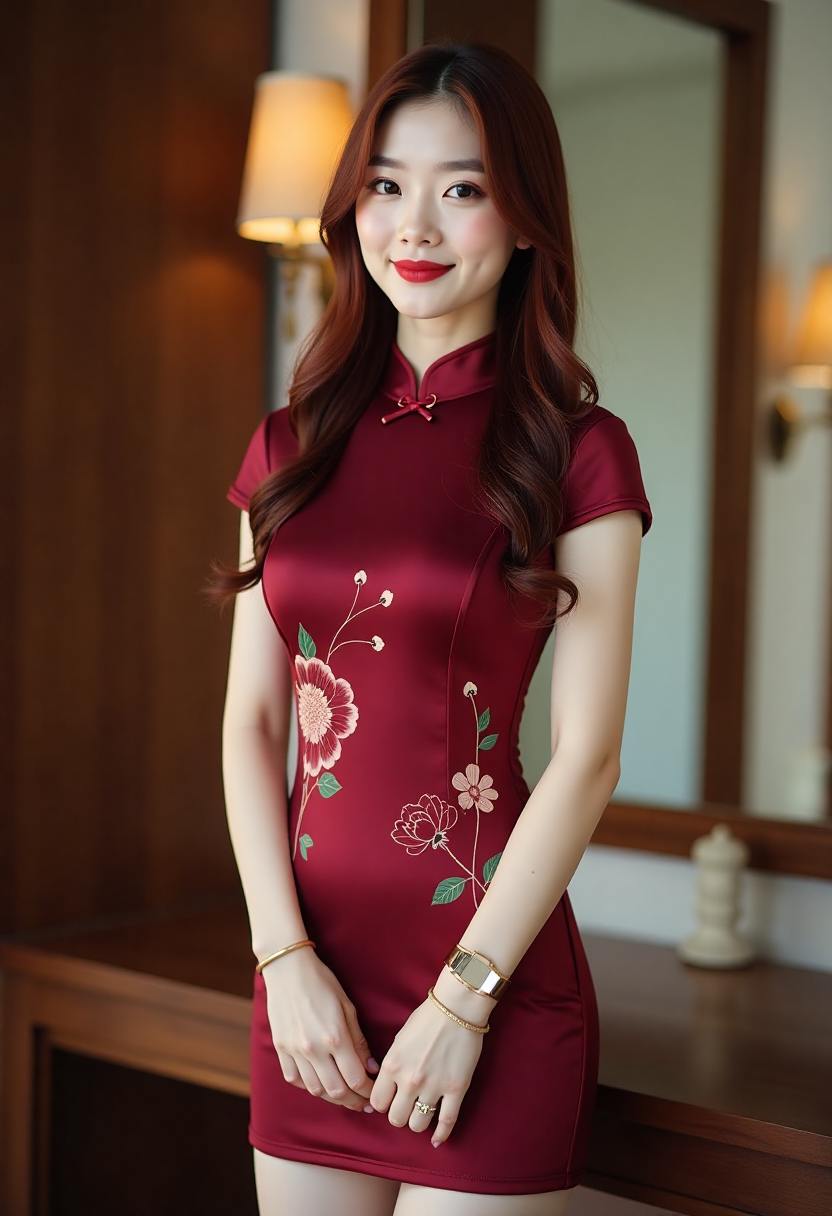 古装人物服饰细节画面